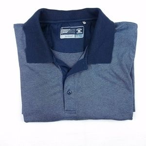 Cutter & Buck blue and white DryTec polo XL